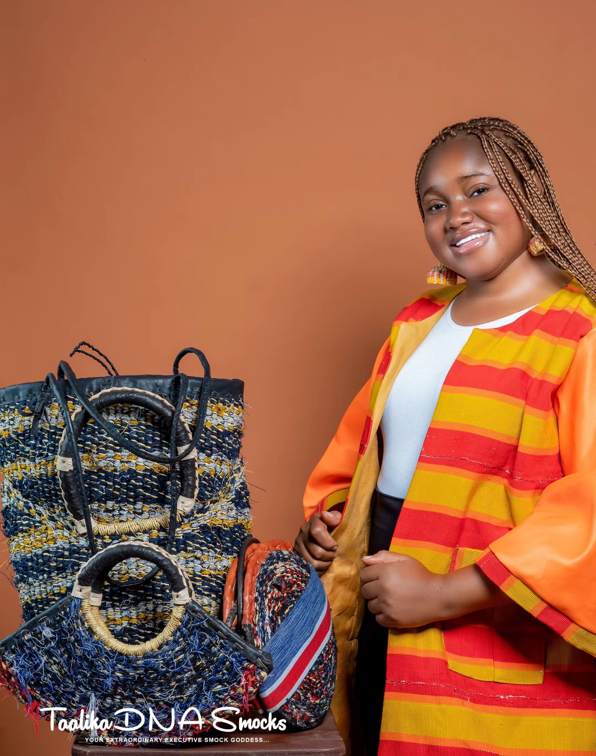 Smock Straw Bags